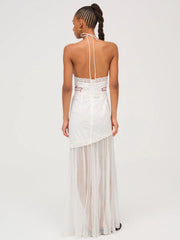 Mi Amore Embroidered Maxi Dress