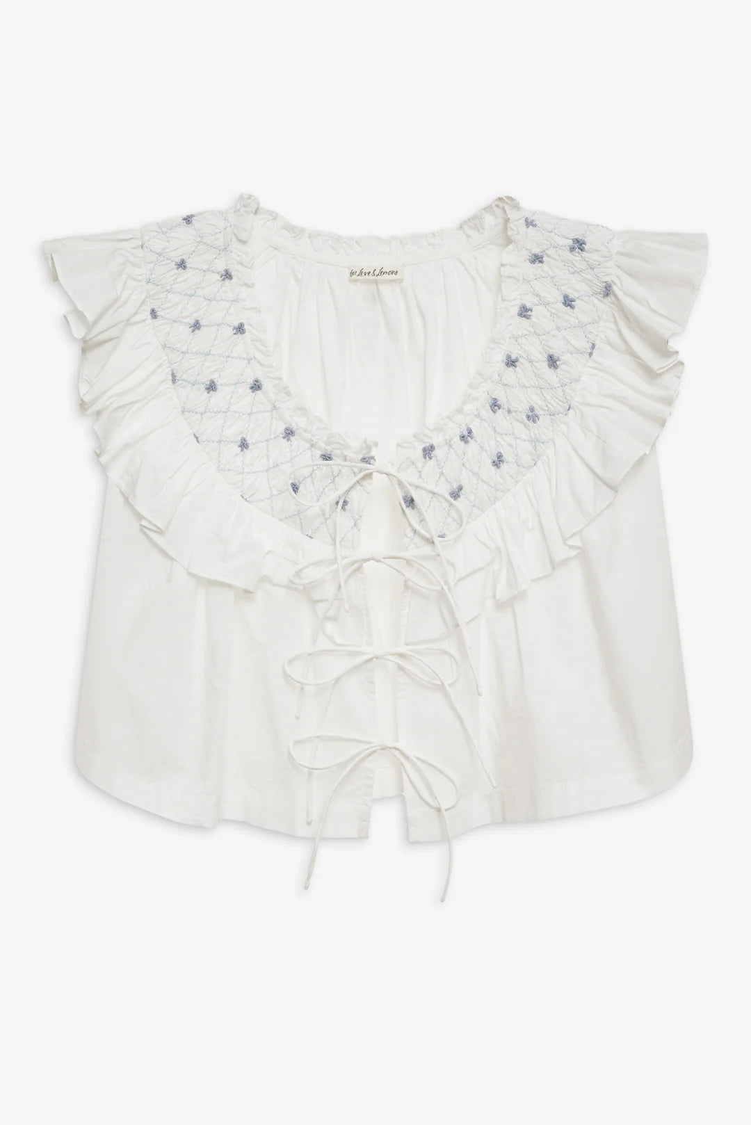 Birdie Bow Smocked Top