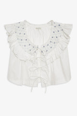 Birdie Bow Smocked Top