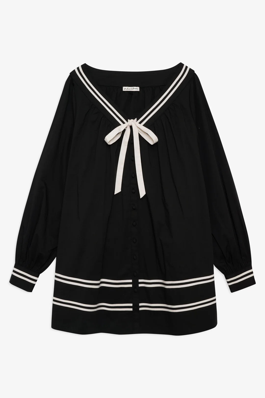 Helena Poplin Long Sleeve Mini Dress