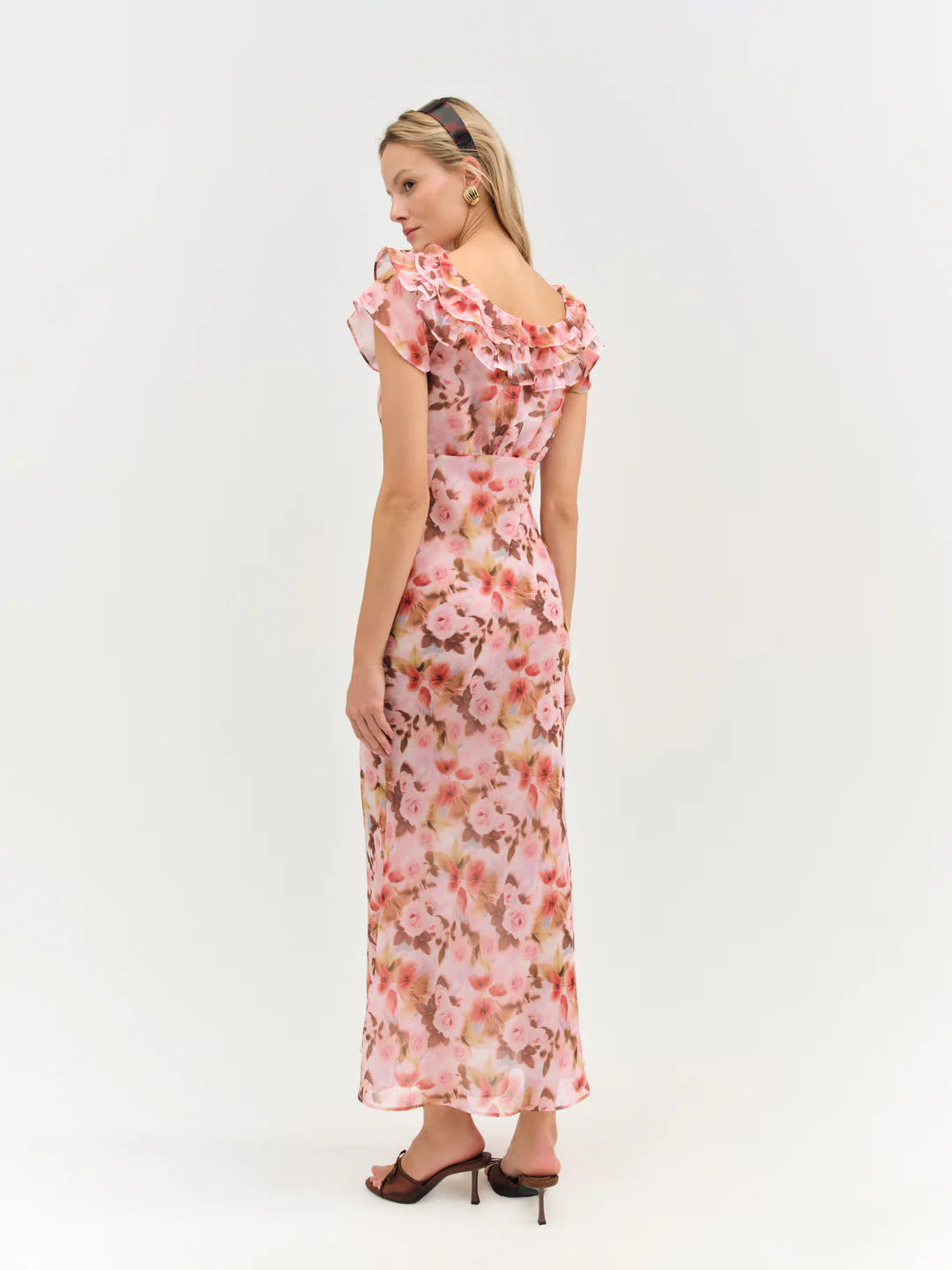 Fallen Floral Maxi Dress