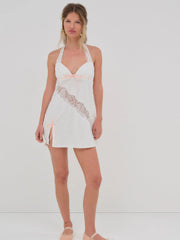 Summer Swirl Eyelet Slip Dress