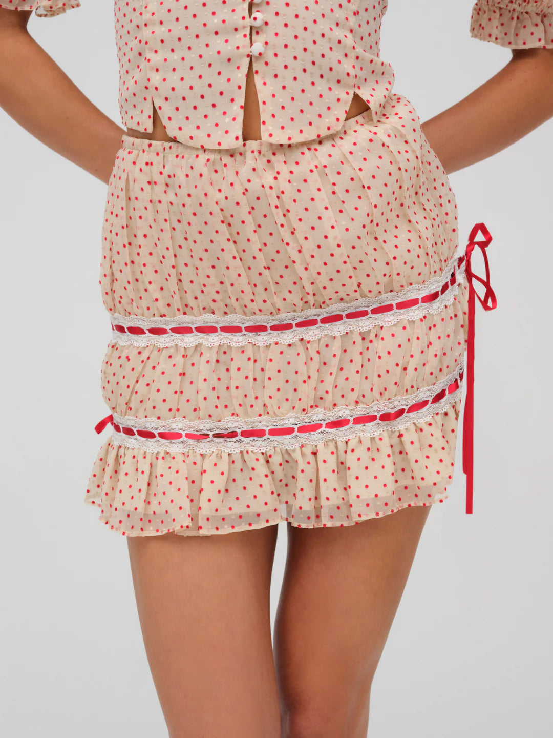 Love Dot Mini Skirt