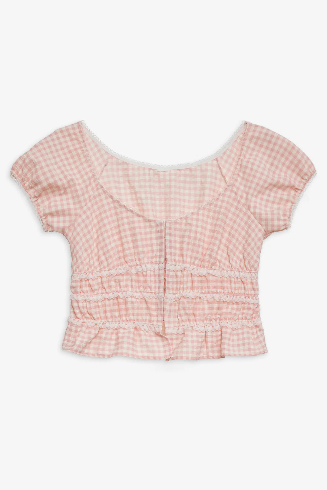 Petal Gingham Top