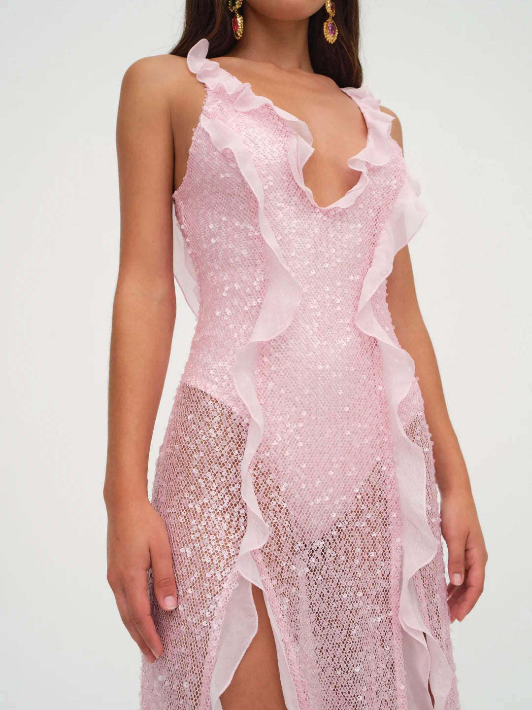 Noha Sequin Maxi Dress