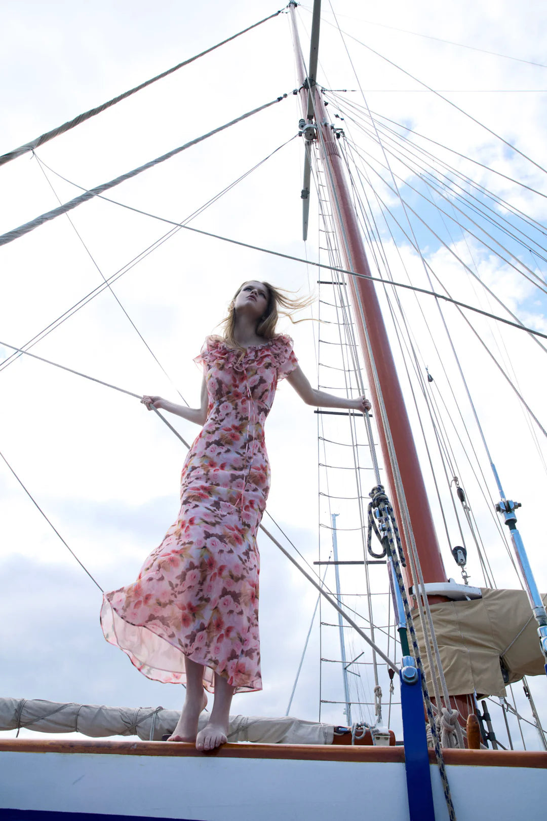 Fallen Floral Maxi Dress