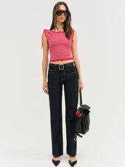 Regatta Stripe Knit Top