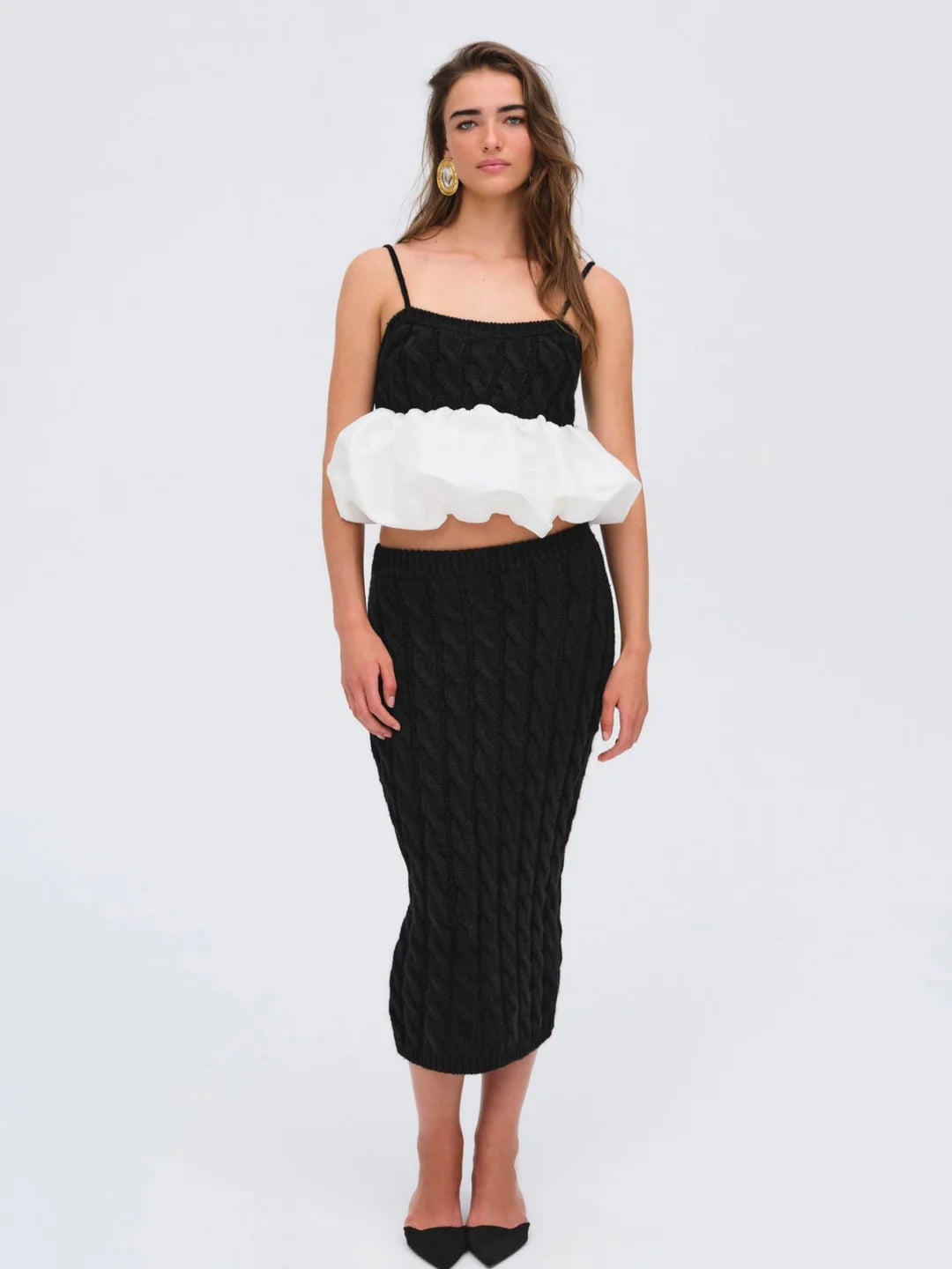 Lise Knit Midi Skirt
