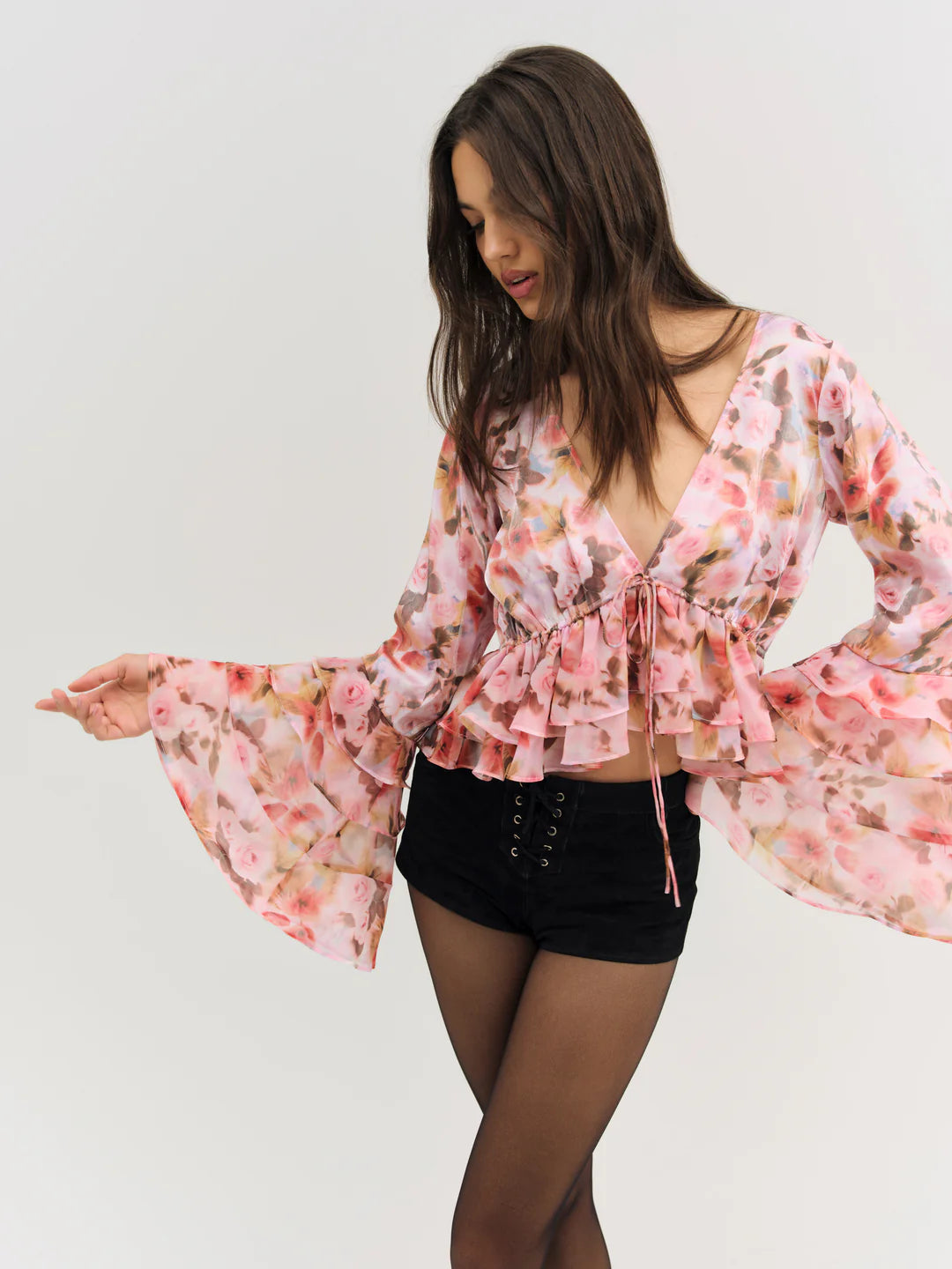 Fallen Floral Top