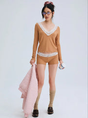 Eisley Ribbed Knit Top