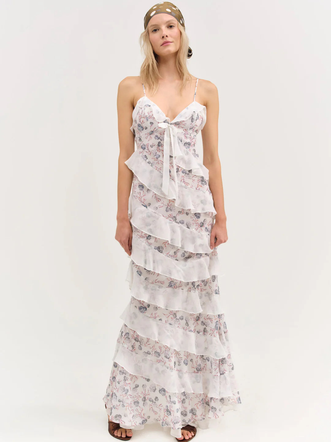 Debby Ruffled Maxi Dress