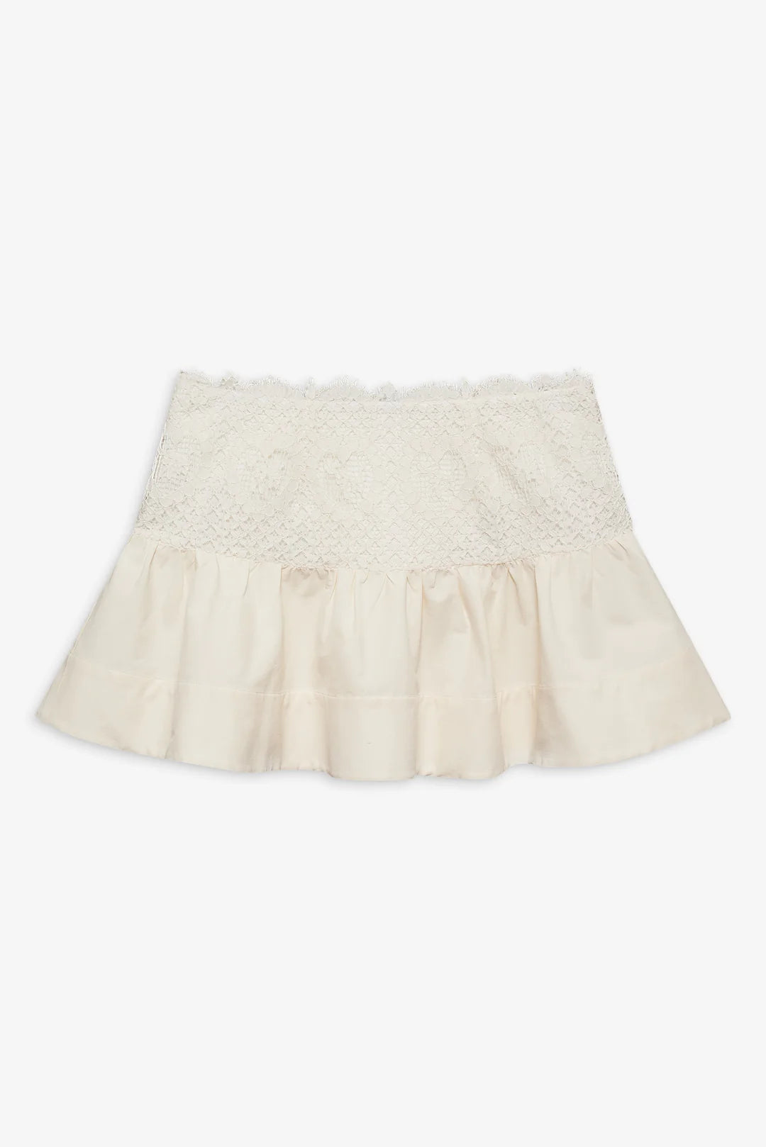 Doily Lace Mini Skirt