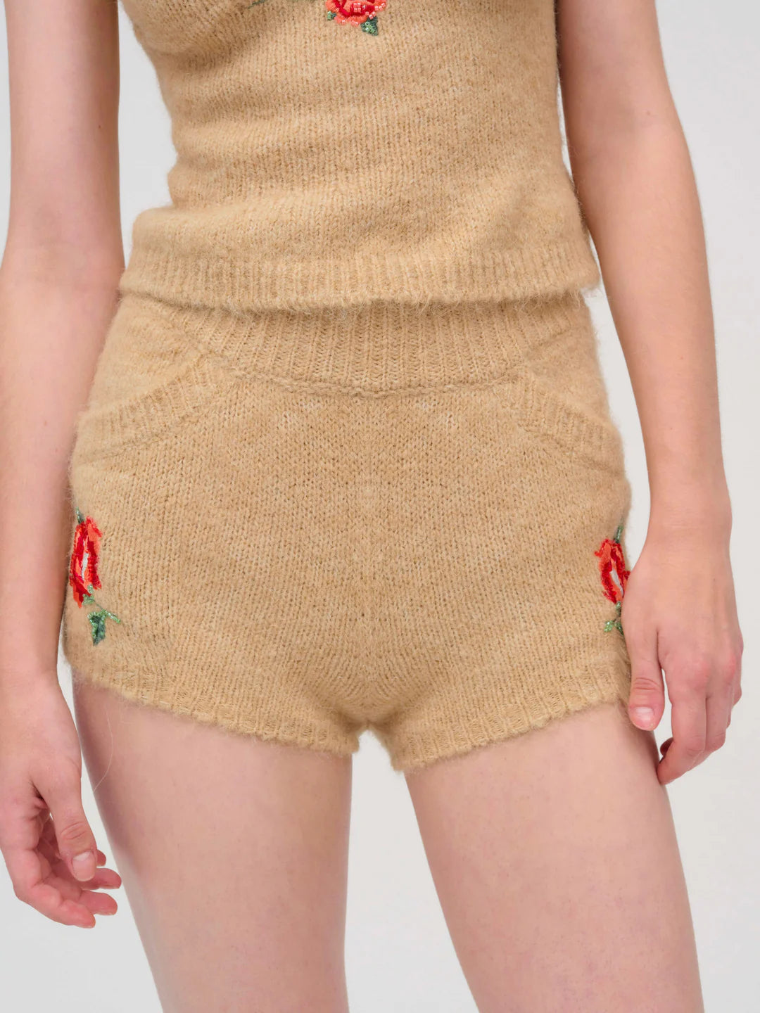 Grans Beaded Knit Short