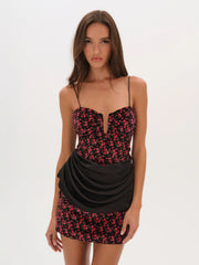 Berry Bud Mini Dress
