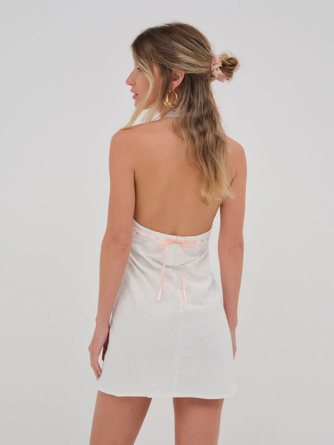 Summer Swirl Eyelet Slip Dress
