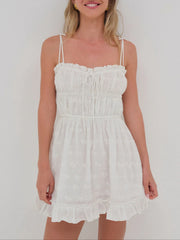 Edie Eyelet Slip Dress