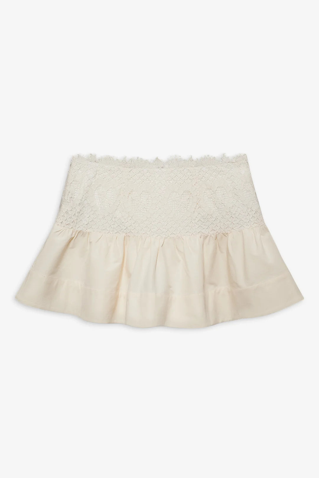 Doily Lace Mini Skirt