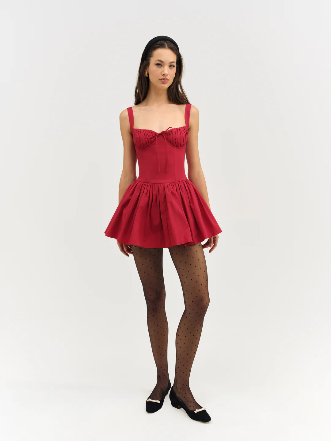 Helena Poplin Bustier Mini Dress