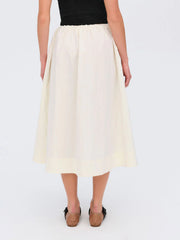 Billie Poplin Midi Skirt
