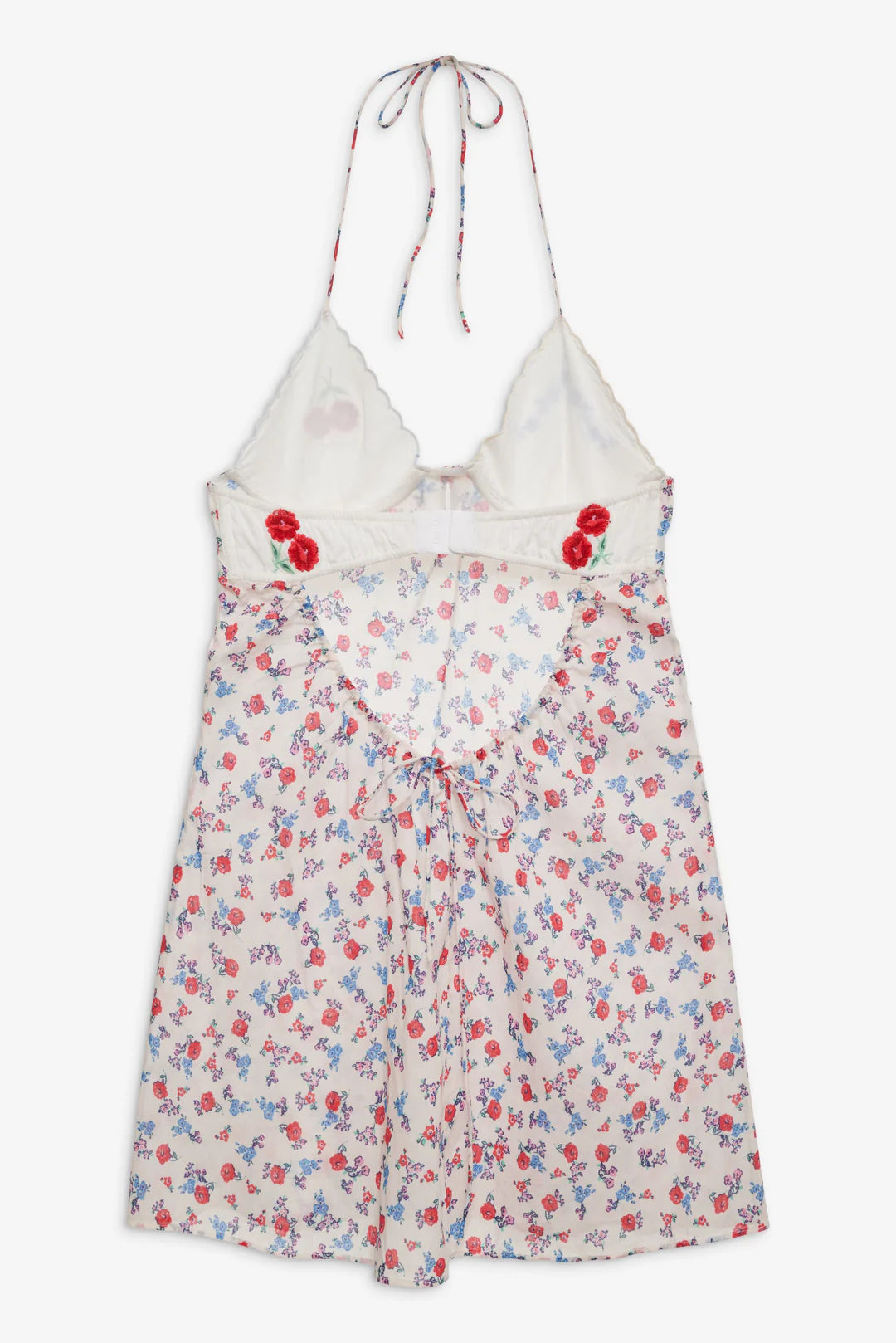 Forget Me Not Embroidery Slip Dress