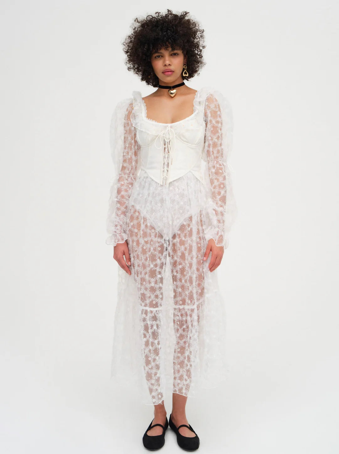 Kalea Tulle Maxi Dress