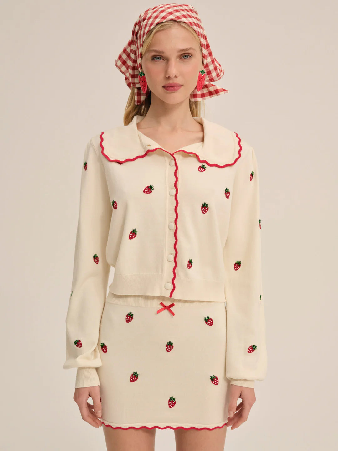 Strawberry Jam Mini Skirt