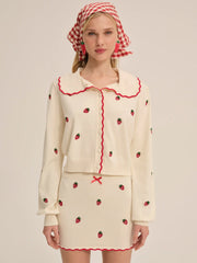 Strawberry Jam Mini Skirt