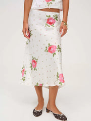 Rosebud Midi Skirt
