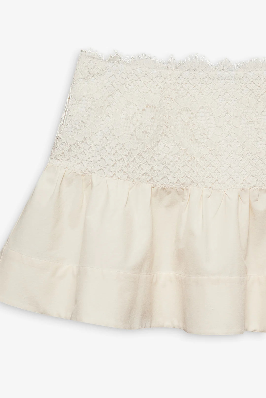 Doily Lace Mini Skirt