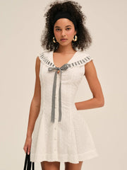 Rosie Ribbon Mini Dress