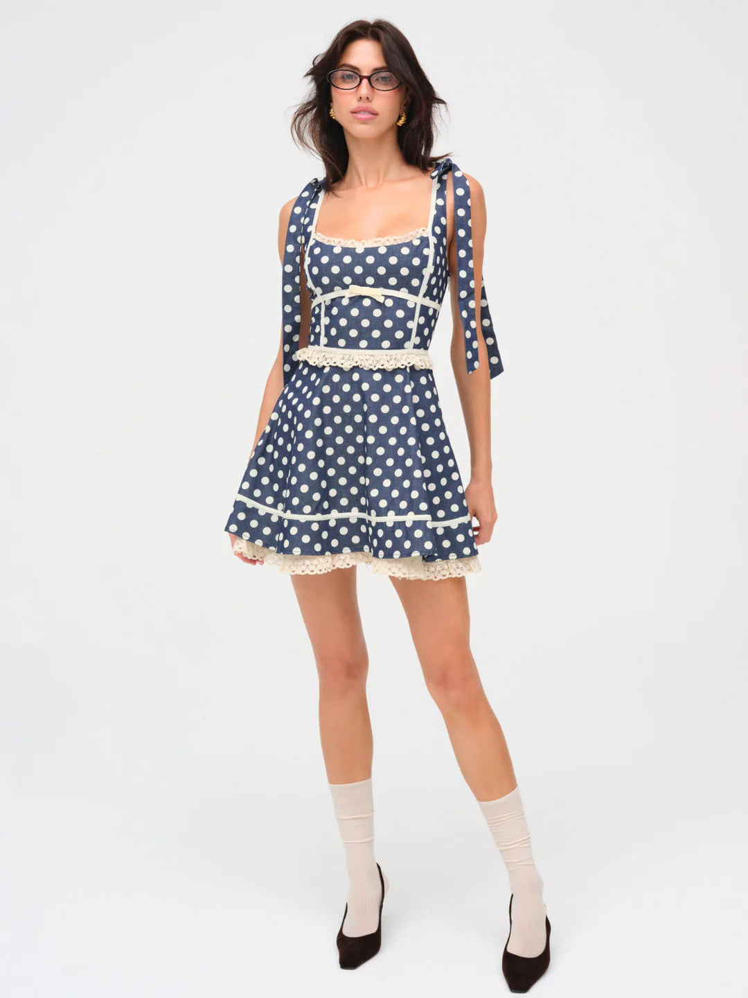 Dolly Dot Mini Dress