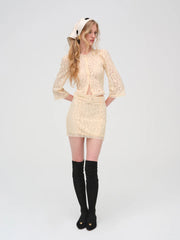 Lucy Lace Mini Skirt