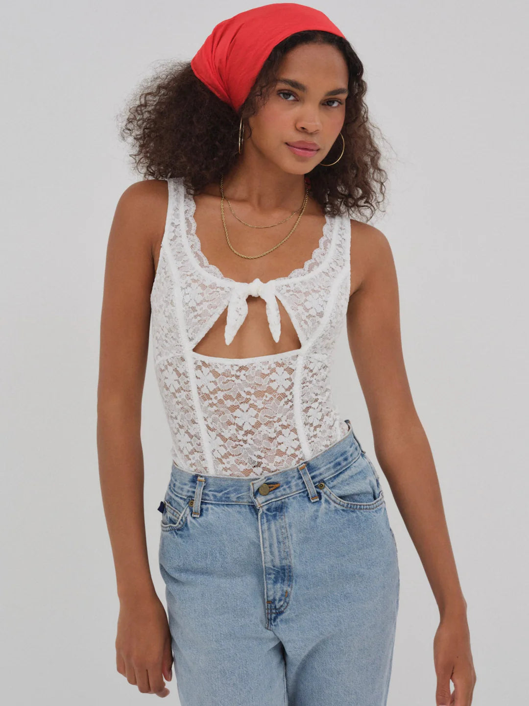 Sally Stretch Lace Teddy