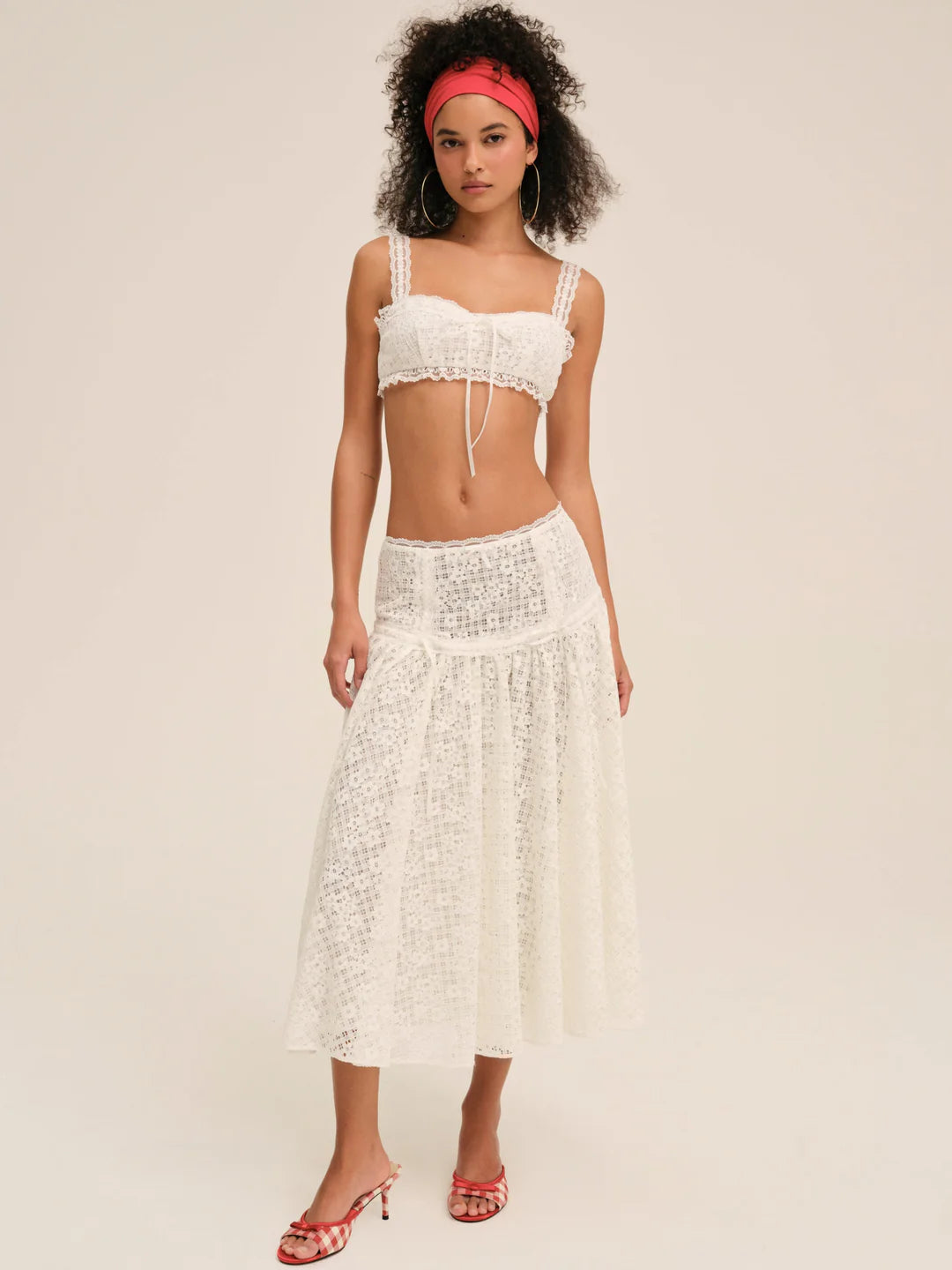 Daisy Lace Crop Top