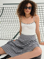 Gisella Gingham Midi Dress