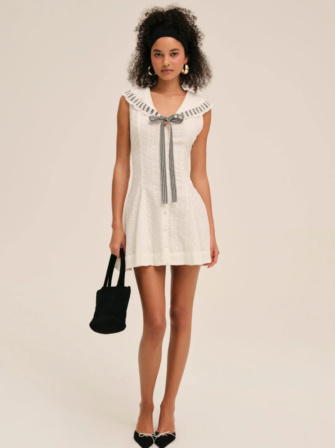 Rosie Ribbon Mini Dress