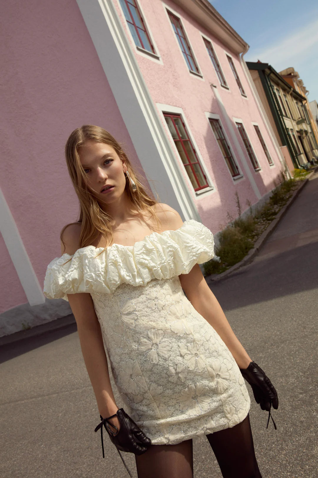 Snowflake Daisy Mini Dress