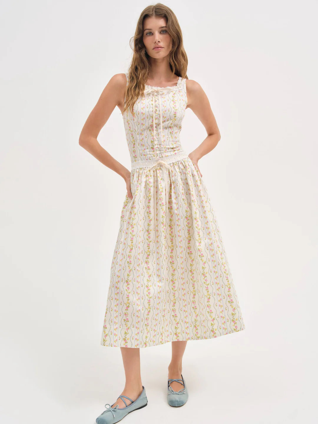 Brigitta Floral Midi Dress