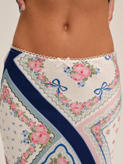 Summer Scarf Midi Skirt