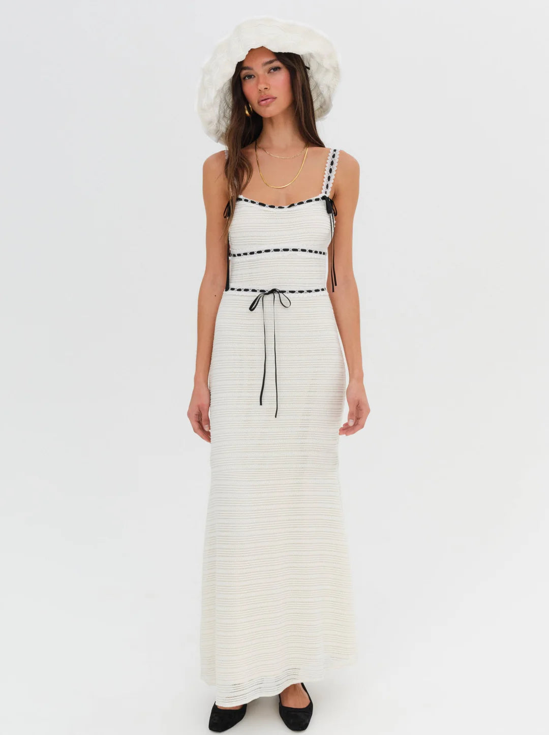 Mayfair Crochet Maxi Dress