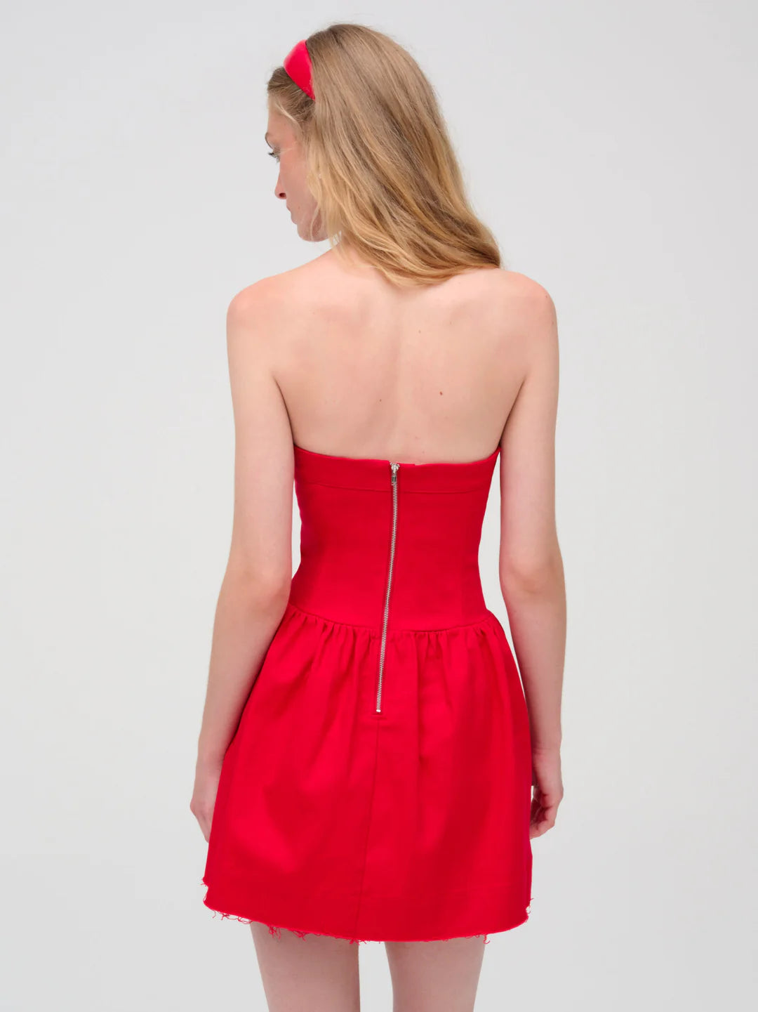 Lipstick Denim Mini Dress