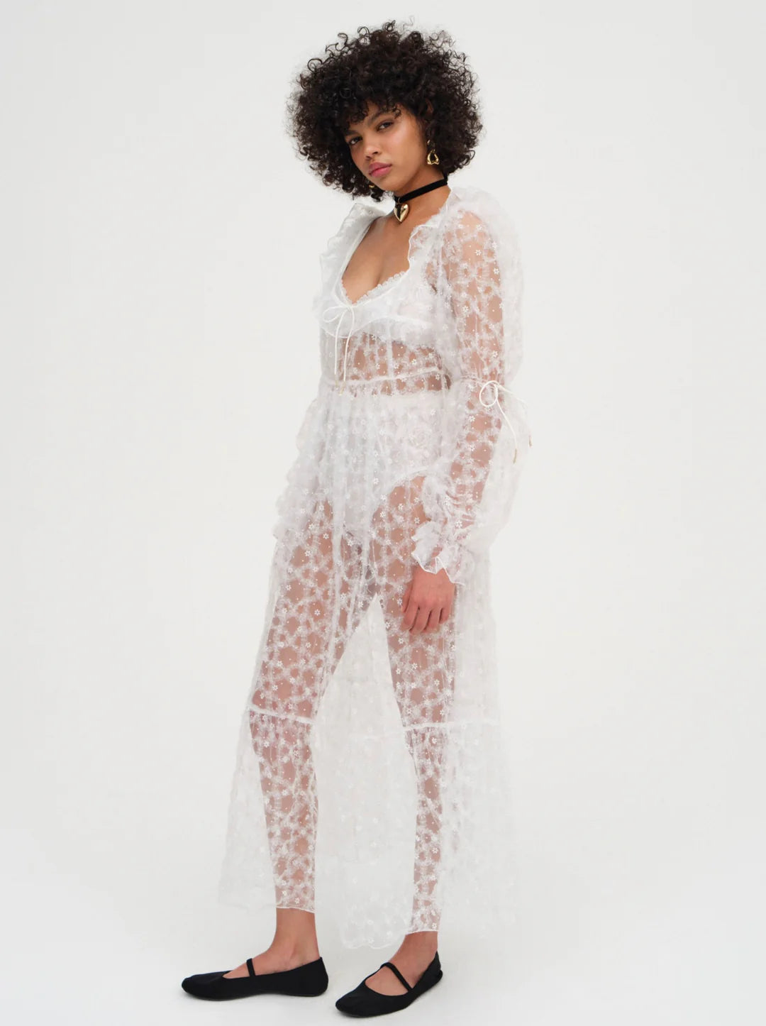 Kalea Tulle Maxi Dress