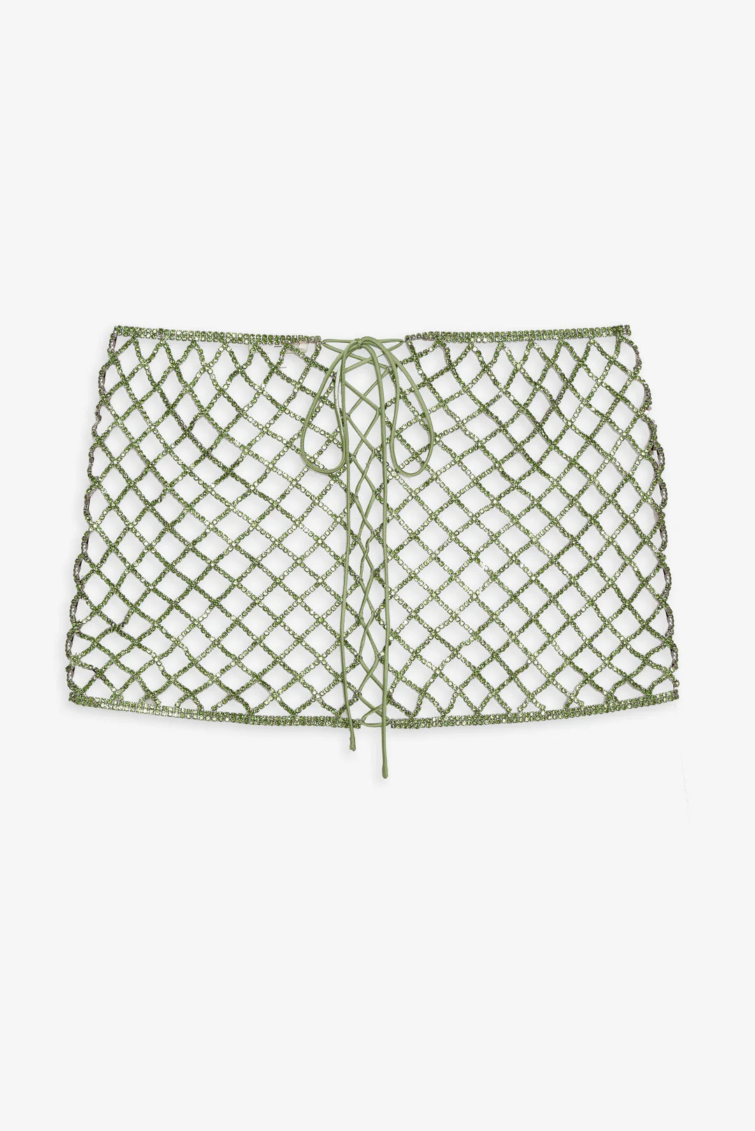 Tulip Grid Rhinestone Skirt