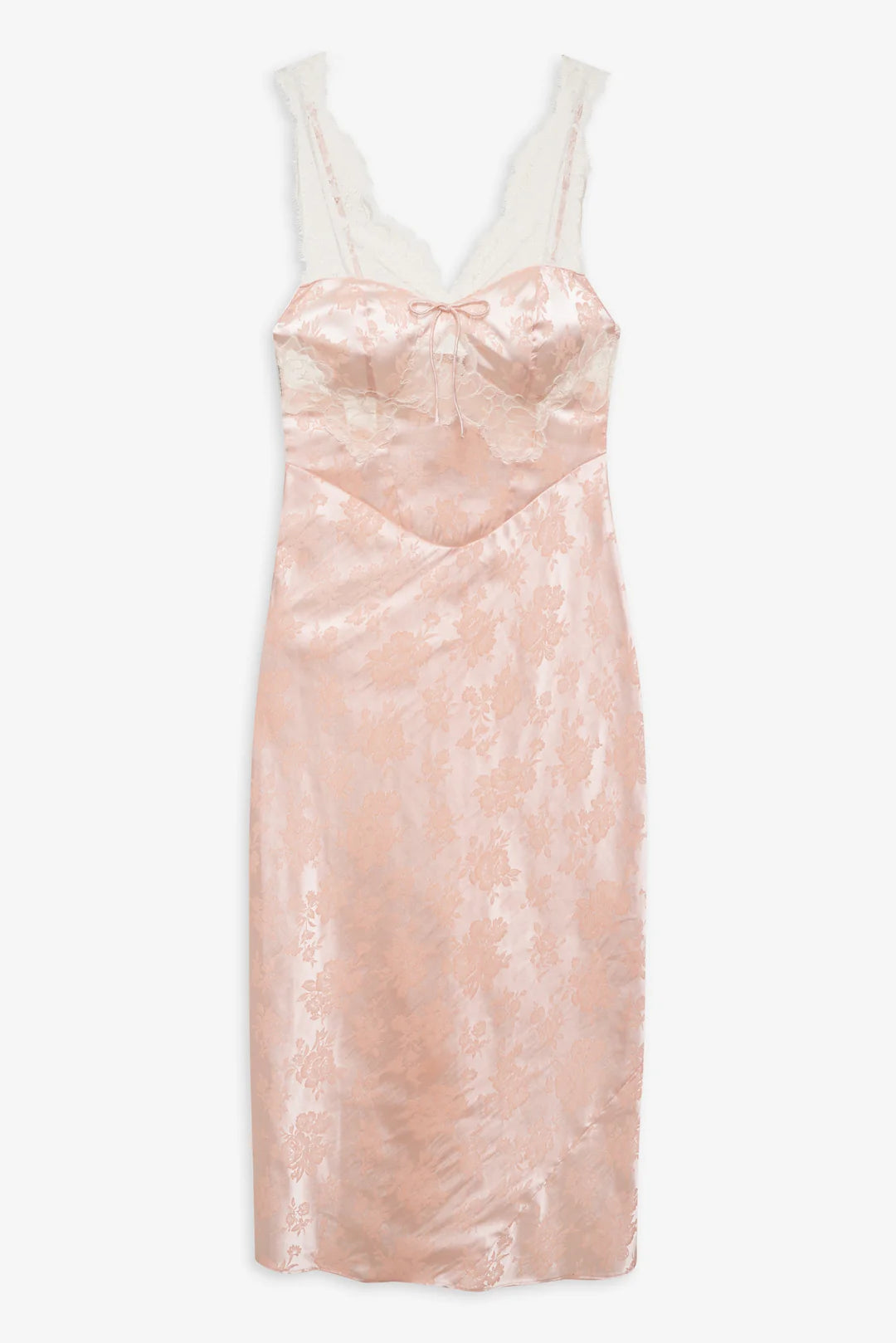 Audrey Jacquard Midi Slip