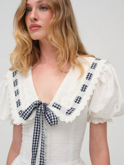 Ruby Ribbon Mini Dress