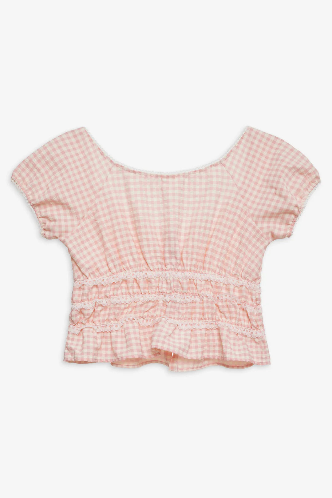 Petal Gingham Top