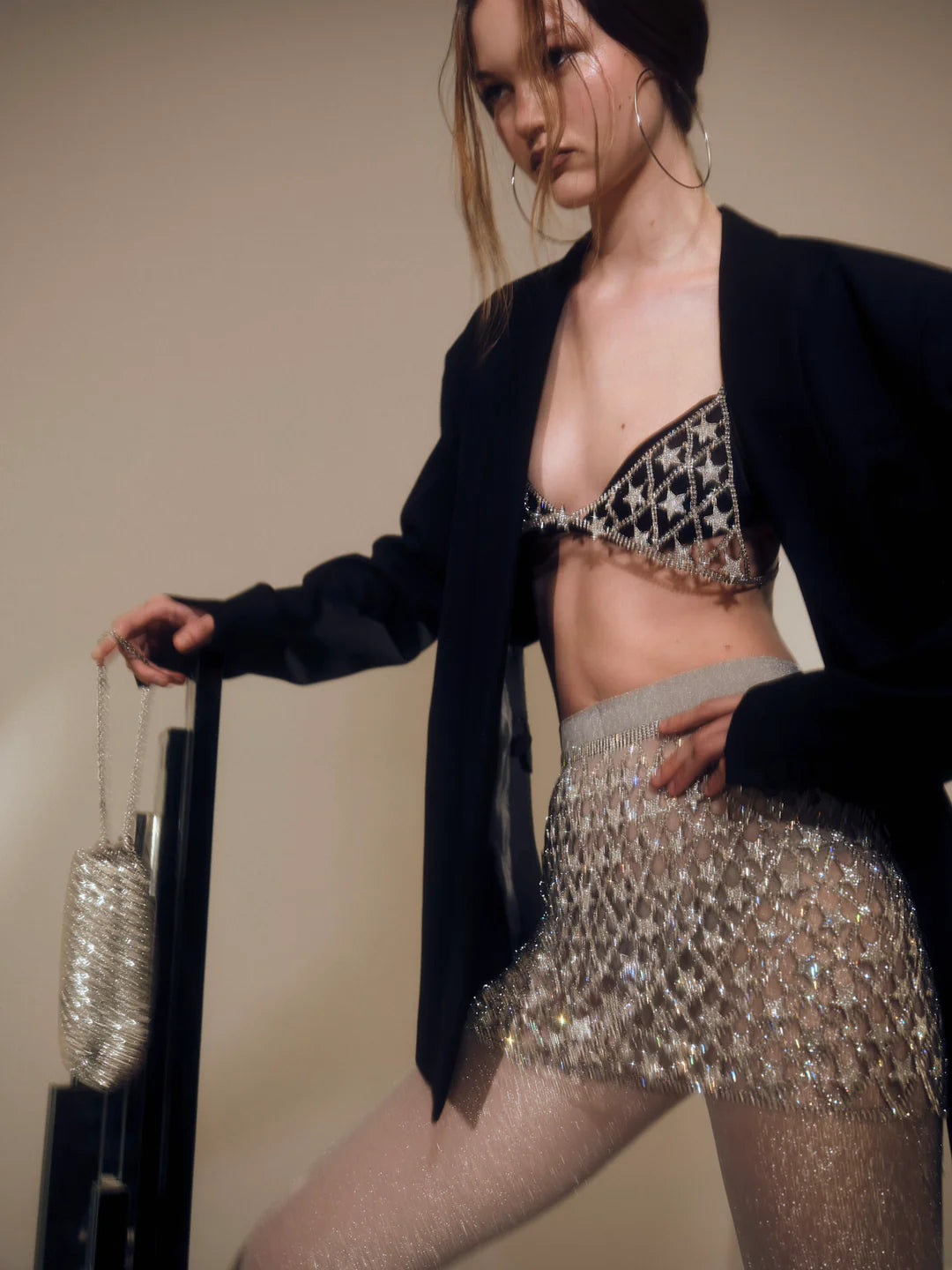 Rhinestone Star Skirt