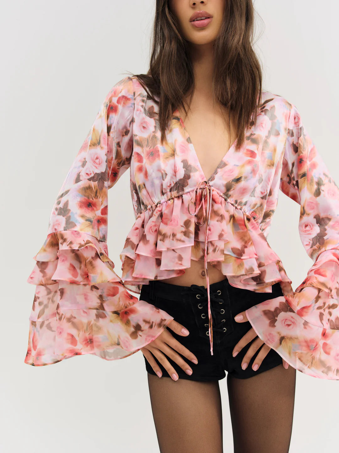 Fallen Floral Top