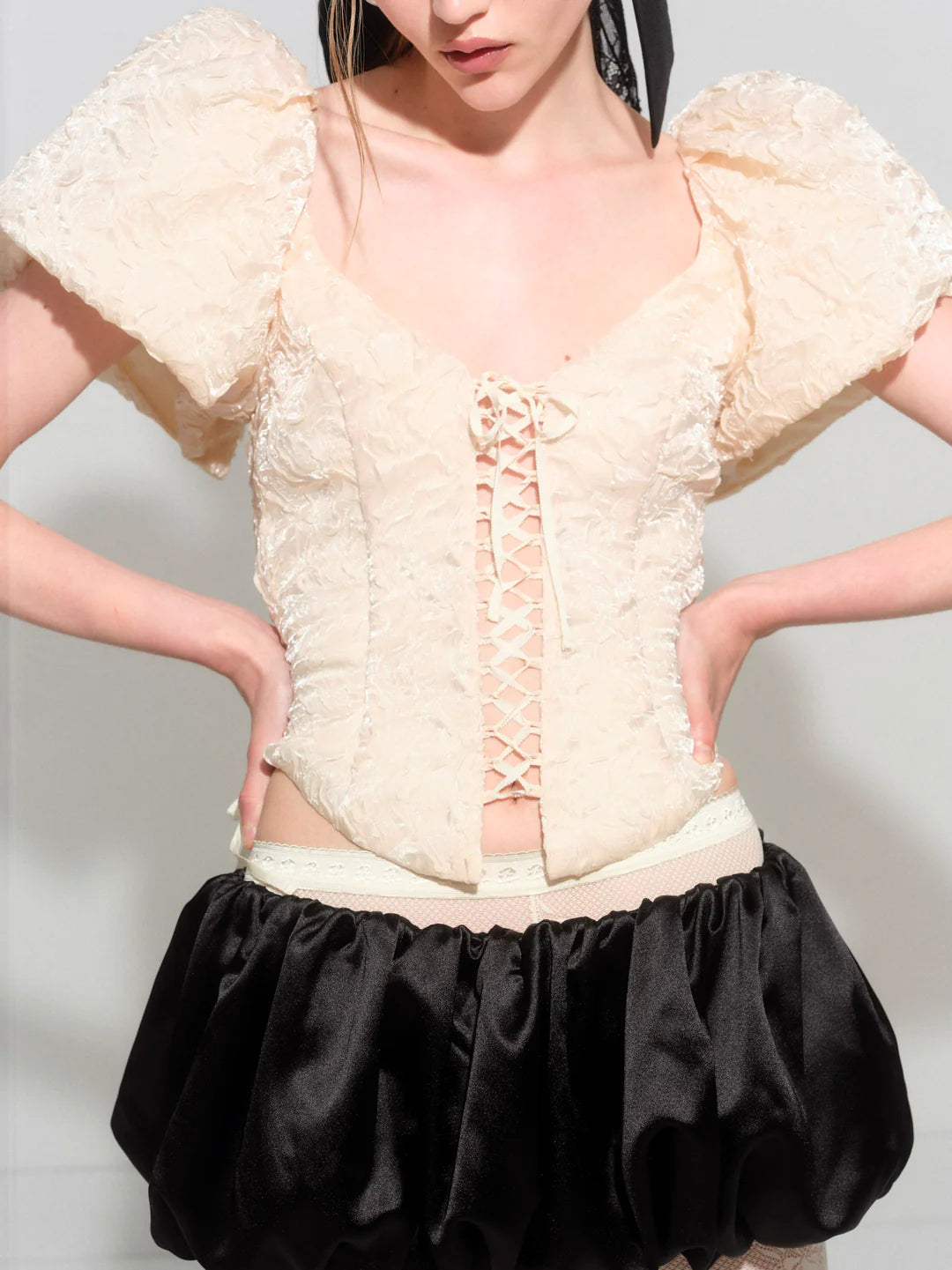 Frosted Organza Top