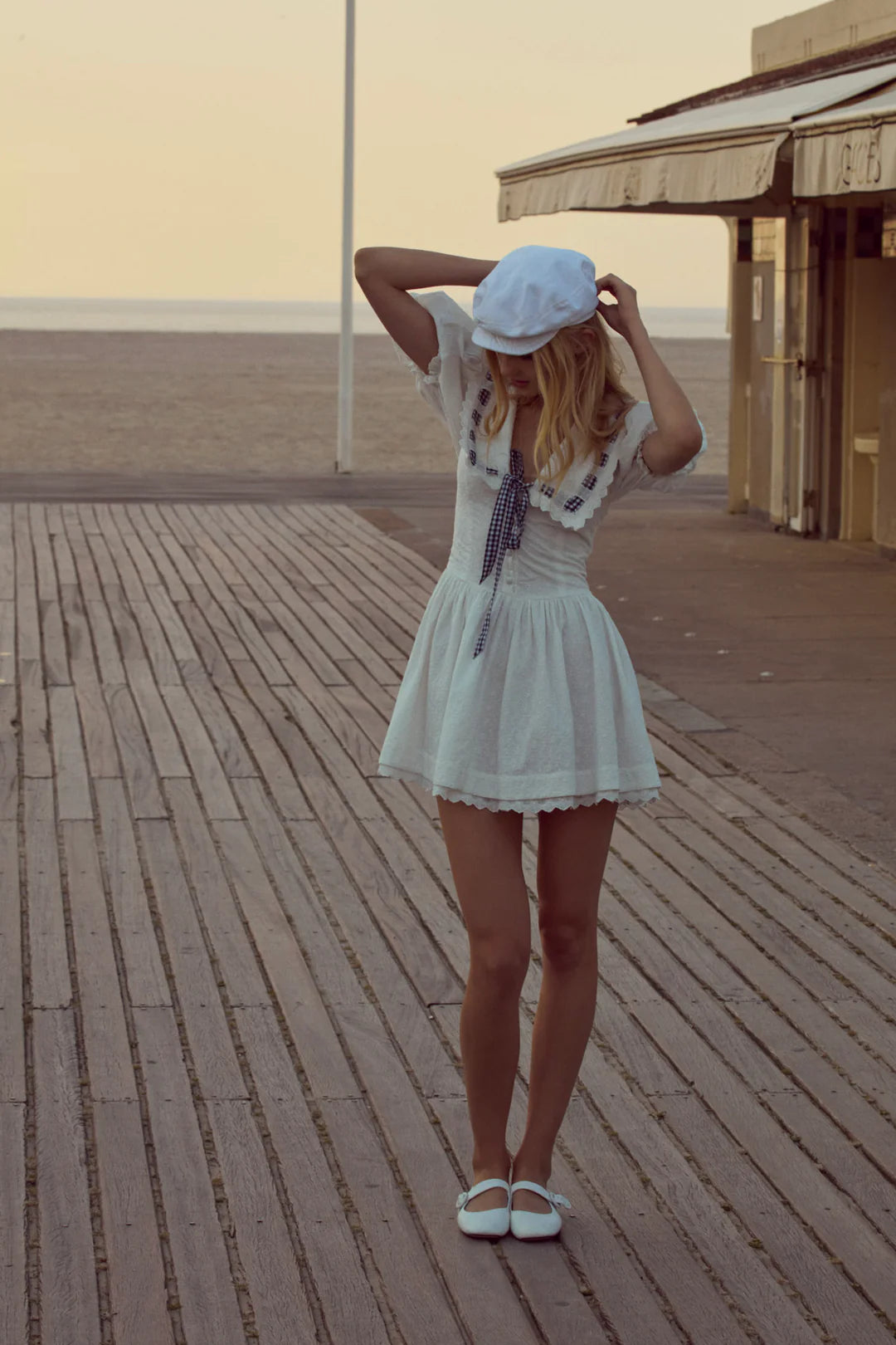 Ruby Ribbon Mini Dress